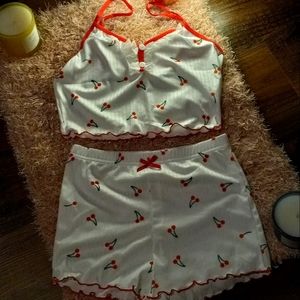 2 piece short sexy loungewear sleep wear